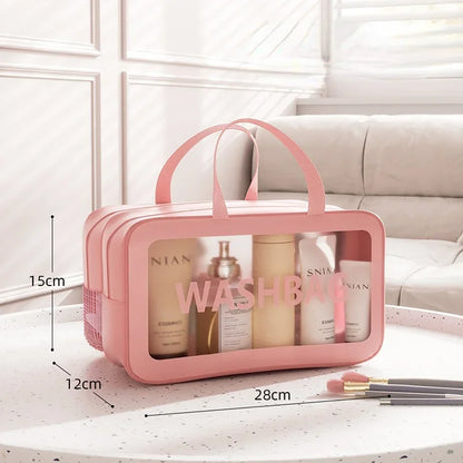 Water-Resistant Travel Beauty Essentials Organizer