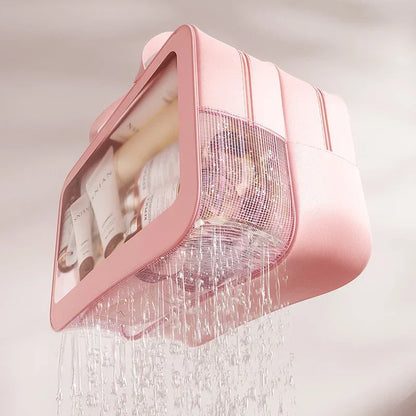 Water-Resistant Travel Beauty Essentials Organizer