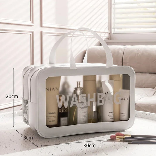 Water-Resistant Travel Beauty Essentials Organizer