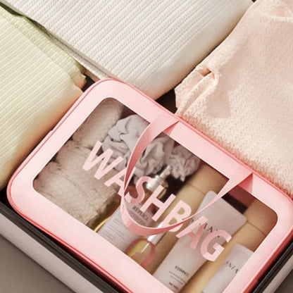 Water-Resistant Travel Beauty Essentials Organizer